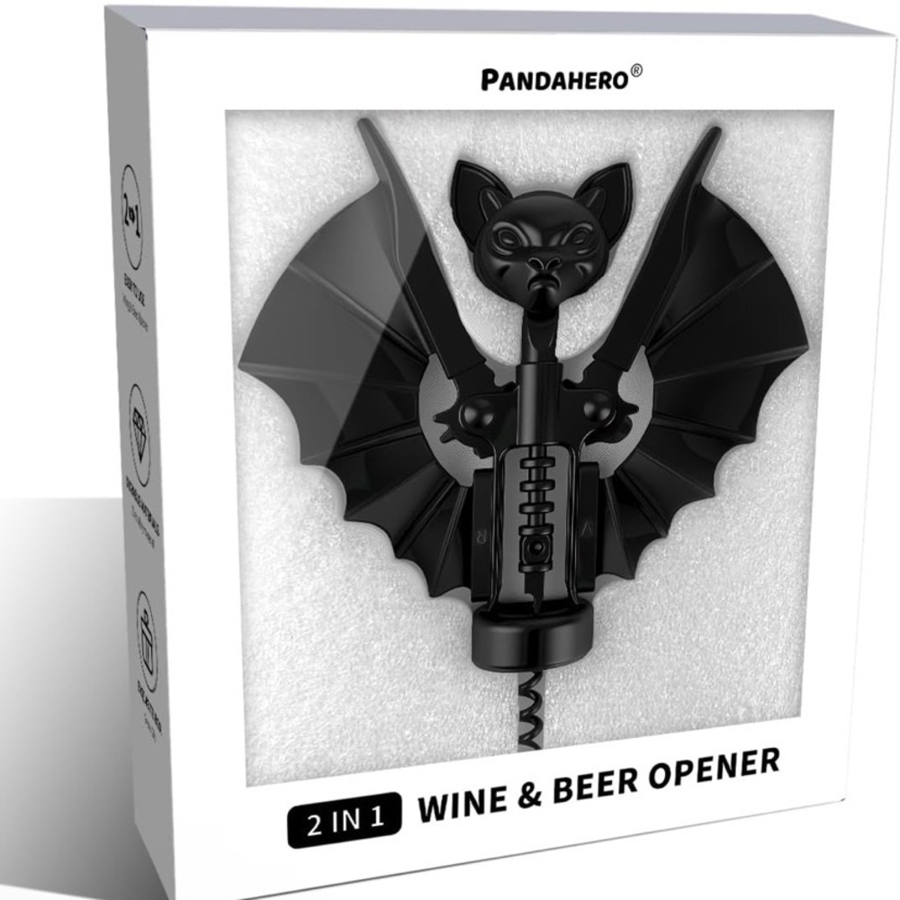 Pandahero Black Bat Wine & Beer Opener